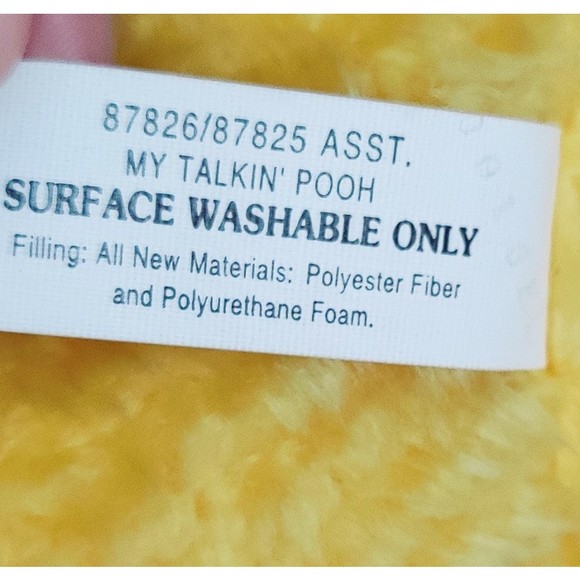 2001 My Talkin' Pooh Disney Winnie the Pooh Talking Bear Toy 20" Sitting Plush - Picture 5 of 5